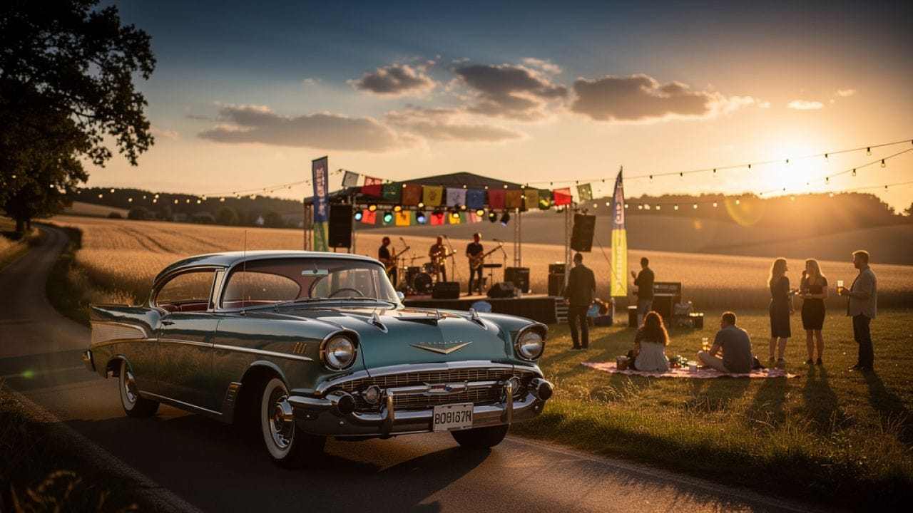 Oldtimer fahren und Jazz hören: Ein perfektes Duo