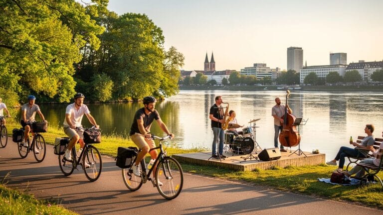 Fahrradtouren am Main mit Jazz: Neuigkeiten und Highlights