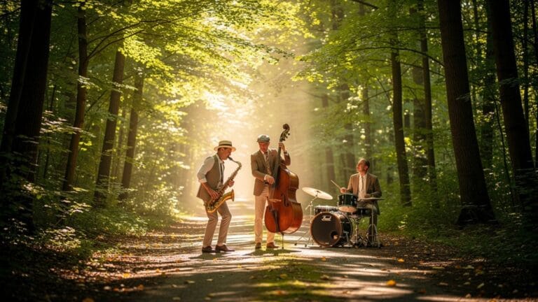 Sonntagsspaziergang im Stadtwald: Neuigkeiten und Jazz-Highlights