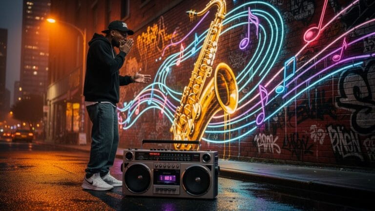 Street Art und Hip-Hop Jazz: Die Fusion von urbaner Kunst und modernem Sound