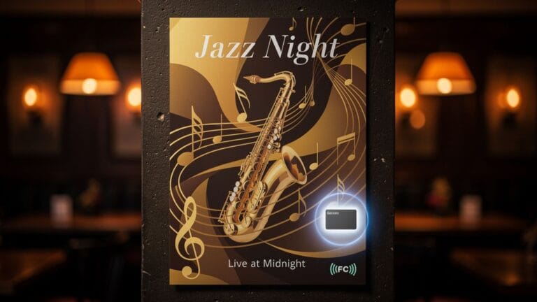 NFC-Tags in Postern: Innovation trifft auf Jazz – So revolutionieren smarte Plakate die Musikszene
